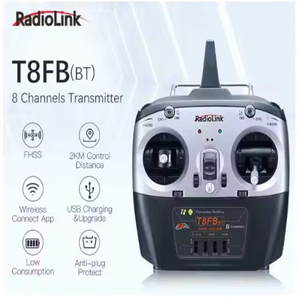 无线电链接T8FB BT遥控无线电发射器8通道2.4G，带接收器R8EF遥控器，用于遥控FPV无人机固定翼飞机 - Product Image 2