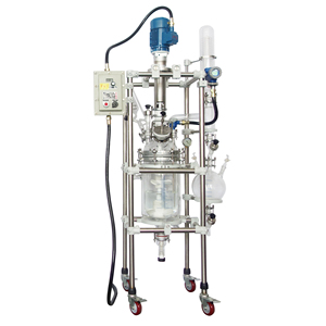 実験用二重ガラスリアクタージャケット加熱2L/5L/10L/20Lリアクター反応ケトル - Product Image 2