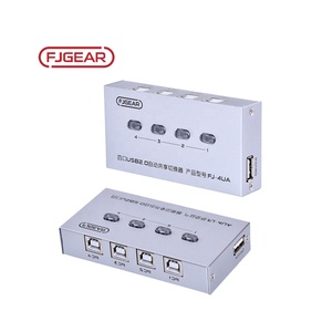 FJ-4UA interruttore USB 4 porte FJGear Small Pack tastiera/pulsante Hotkey supporta convertitori splitter Video 480Mbps - Product Image 6