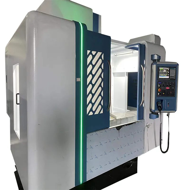 대만 수직 콤보 cnc 5 축 VMC1165L 세 라이너 레일 자동 CNC 밀링 선반 기계