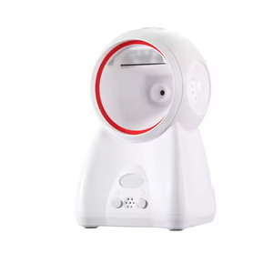 Escáner de código de barras de escritorio USB 1D 2D Lector de código QR omnidireccional de detección automática con luz LED utilizada para escaneo de tiendas - Product Image 1