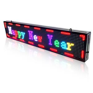 P10 WiFi Programable LED Scrolling Sign Message Board RGB Full Color HD Definición Display Board LED Sign Display - Product Image 1