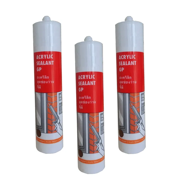 Mastic Acrylic Sealant Repairing Caulking Around Windows Filler Paintable Genera Acrylic Silicone Sealant For Cracks In Walls