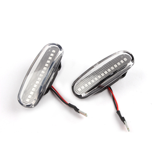 ADT dinamik füme Led dinamik yan işaretleyici dönüş sinyal ışığı flaşör lamba göstergesi A3 8L A4 B5 LED yan sinyal lambası Amber - Product Image 1