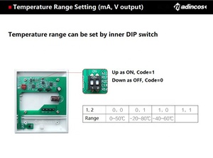Sensor de temperatura y humedad de la habitación, pantalla LCD Digital tipo pared MTH300: 0.3% con salida opcional de 0-5v/0-10v/4-20 ma/rs485 - Product Image 5