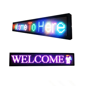 Rolling Untertitel Werbung Billboard Digital Display Programmier bare Mini Rolling LED Screen Badge - Product Image 3