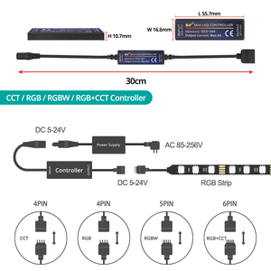 Iron Shell RGB Controller RF Dc12-24V 12A LED RGB Strip Controller 4A * 3 Kanäle für LED Strip Light Lampe