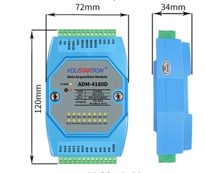 Módulo de adquisición de señal de interruptor de 16 canales, entrada Digital aislada 16DI, 485, Modbus RTU, 1, 2, 1, 2, 1, 1, 2, 1, 2 - Product Image 6