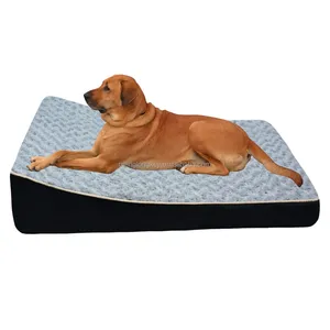 ペットをサポートする特大の犬用ベッド、枕とノンスリップボトム付きの洗える犬用ベッド - Product Image 1