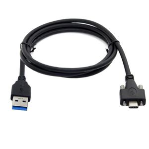 USB-C 5Gbps USB 3.0ถึง USB 3.1สาย Type-C พร้อมสกรูเชื่อมต่อล็อค USB-C มีพื้นที่สกรูล็อคระหว่าง15มม - Product Image 4