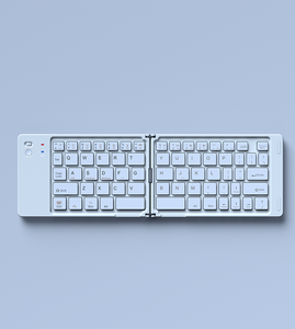 Teclado plegable Mini teclado recargable Tableta de teléfono móvil Teclado inalámbrico plegable universal - Product Image 6