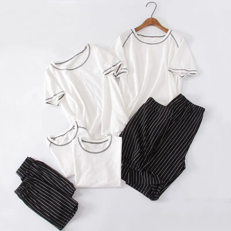 OEM Pajamas for Kids Boys Girls Pajamas 4 pcs set, Short Sleeve kids Clothing T-shirt Set