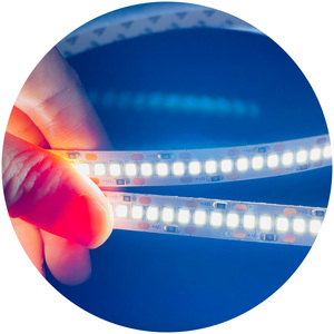 240 cips ışık şeritleri Led 12mm PCB 3000k 4000k 6000k 12000k Led şerit ışık 2835 Led şerit alüminyum profil lineer ışık - Product Image 1