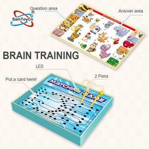 Samtoy Fun Early Educational Enlightenment Kids Brain Training Match and Learn English Cognize Card Matching Game with 10カード - Product Image 4