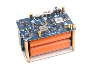 Raspberry Pi用UPS HAT (E) Waveshareは4x1700Liバッテリーをサポート (含まれていません) 双方向急速充電ポゴピン - Product Image 6