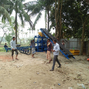Automatic <strong>Qt5</strong> 15 Building Hollow Concrete Color Paving Brick Making <strong>Machine</strong> Cement <strong>Block</strong> Moulding Making Maker Hf Machinery - Product Image 4