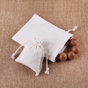 Organic Cotton <strong>Drawstring</strong> Bag Eco Friendly <strong>Canvas</strong> Draw String Bag Logo Customized Jewelry Candy Storage <strong>Pouch</strong> - Product Image 4