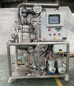 HXCHEM yeni <span class=keywords><strong>ASME</strong></span> U damga sıhhi vakum damıtma 100L paslanmaz çelik SUS316L karıştı<span class=keywords><strong>r</strong></span>ıcı ile çift ceketli karıştırma tankı