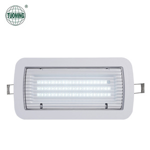 CE 3 saat yüksek kapasiteli nikrom pil operasyon LED şarj edilebilir acil durum ışığı Test düğmesi ile - Product Image 2