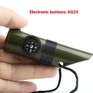 Açık 7-in-1 çok fonksiyonlu düdük plastik hakem düdük LED ışık termometre pusula ile-Survival hayat düdük - Product Image 4