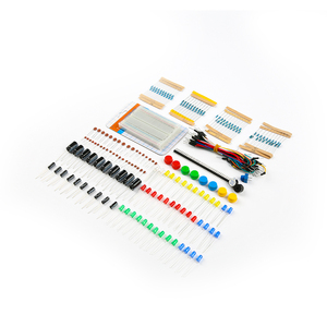 エレクトロニクスキットの品揃え抵抗コンデンサLED DIYプロジェクト用回路修理プロトタイピングツールスターターバンドル - Product Image 3