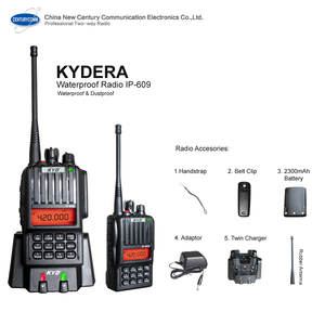 KYD hai cách phát thanh, không thấm nước cầm tay VHF Radio IP-609 5 Wát Thái Lan Walkie Talkie - Product Image 4