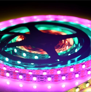 Программируемый 60 светодиодов WS2812 SK6812 LC8816E 5 В адресуемый пиксель RGB полосы света CE Rohs волшебный цвет механический переключатель Светодиодная лента - Product Image 3
