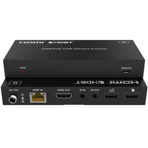 4K @ 60Hz YUV 4:4:4 HDBase-T HDMI KVM Extender sobre Cat6/7 hasta 150m con USB2.0/Función POC/IR bidireccional - Product Image 1