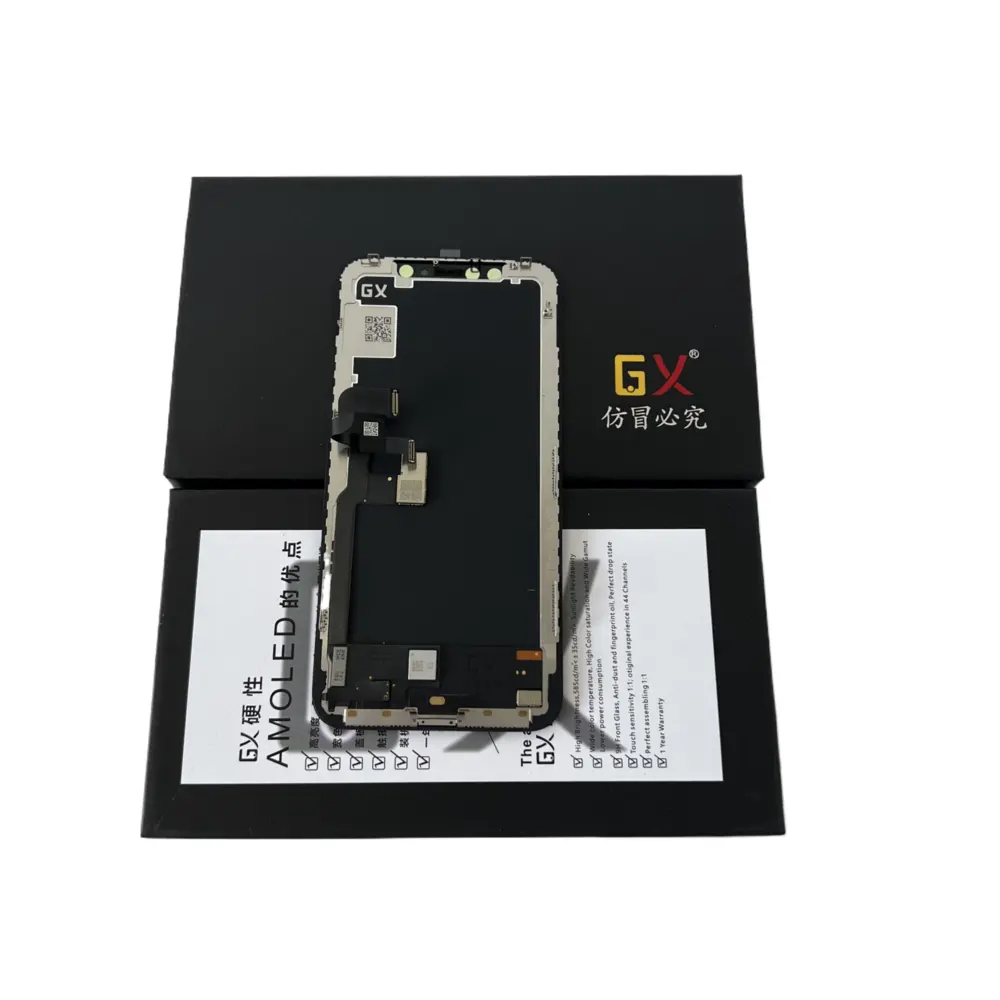 GX OLED cho Iphone x cứng Màn hình hiển thị LCD phụ tùng thay thế