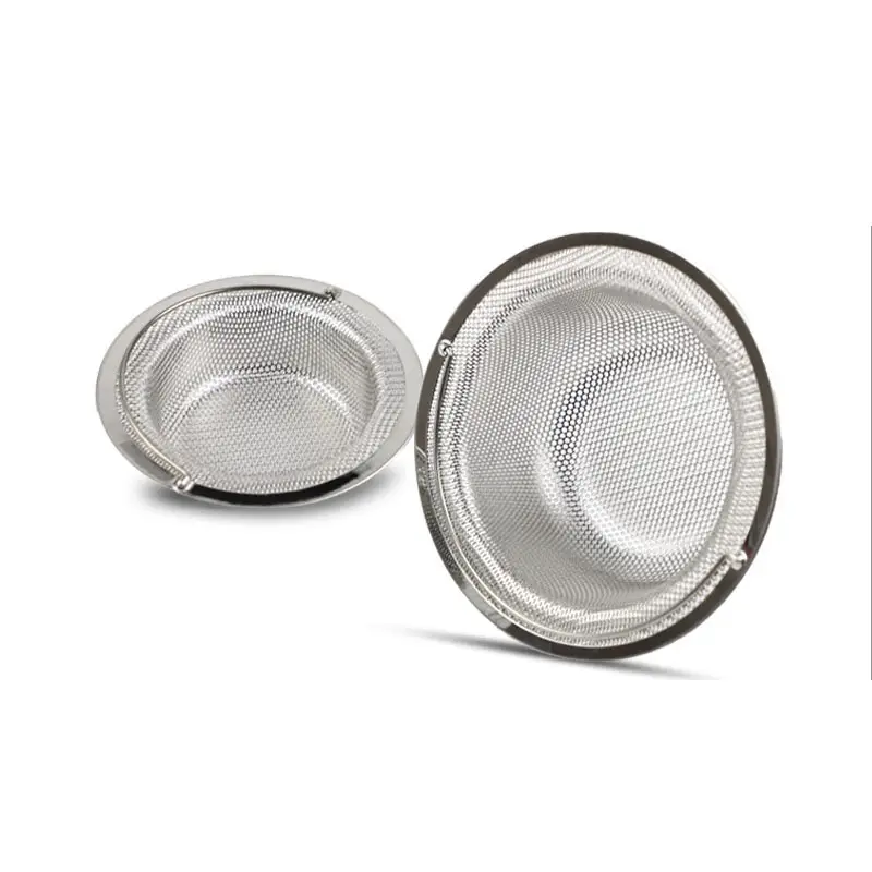 Filtre d'évier de cuisine en acier inoxydable de 110mm filtre d'évier de cuisine à mailles fines égouttoir bassin vidange crépine alimentaire pour évier