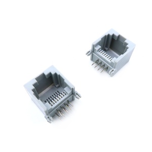 YZlink özel RJ12 dişi konnektör 8P8C sağ bağlantı noktası PCB Jack RJ11 ağ arabirim soketi - Product Image 5