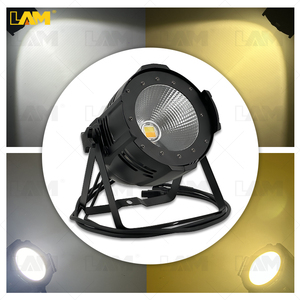 100W COB Par Light Warm/Cold 2in1 DJ <strong>LED</strong> Surface Spotlight DMX512 Controlled 150W Power Output - Product Image 4