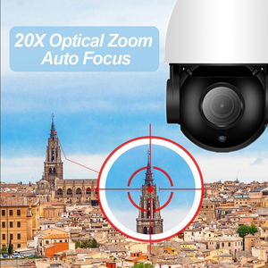 Hik สอดคล้องกับ6mp Mini Ptz กลางแจ้ง Poe กล้อง Ip 20x Optical Zoom Pan Tilt H.265 Build In Mic Night Vision การติดตามอัตโนมัติของมนุษย์ - Product Image 2