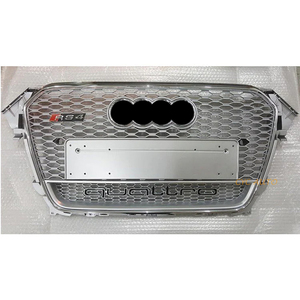Araba merkezi ızgara alt çerçeve RS4 B85 B8.5 ABS malzeme ön tampon <span class=keywords><strong>Audi</strong></span> A4 <span class=keywords><strong>S4</strong></span> 8K 2013 2014 2015