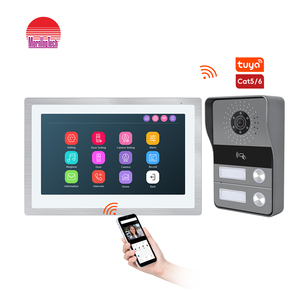 Sistema de videoportero con pantalla táctil de 10 pulgadas con timbre de Cámara de Resolución 1080P para Multifamilia, novedad - Product Image 1