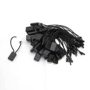 Garment Hang <strong>Tag</strong> Seal Customize Support Customization Colors Hangtag <strong>String</strong> <strong>Loop</strong> Square <strong>Plastic</strong> Polyester Rope Hang Seal
