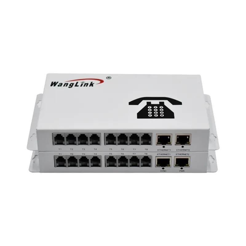 Wanglink conversor de voz, multiplexer fxs/fxo para conversor de fibra óptica com 8 canais conversor de fibra