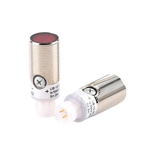 PSM series Economical NPN PNP 24V 12V M18 Metal Short Barrel Photocell Polarized Optical <strong>Sensor</strong> <strong>For</strong> 2m Transparency <strong>Detection</strong>