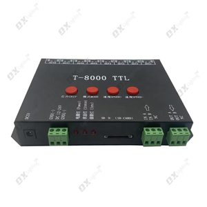 K8000CK DC12 24V RGB 8192 pixel software LEDEdit striscia di colore pieno LED Controller per SPI DMX LED striscia di luce - Product Image 6