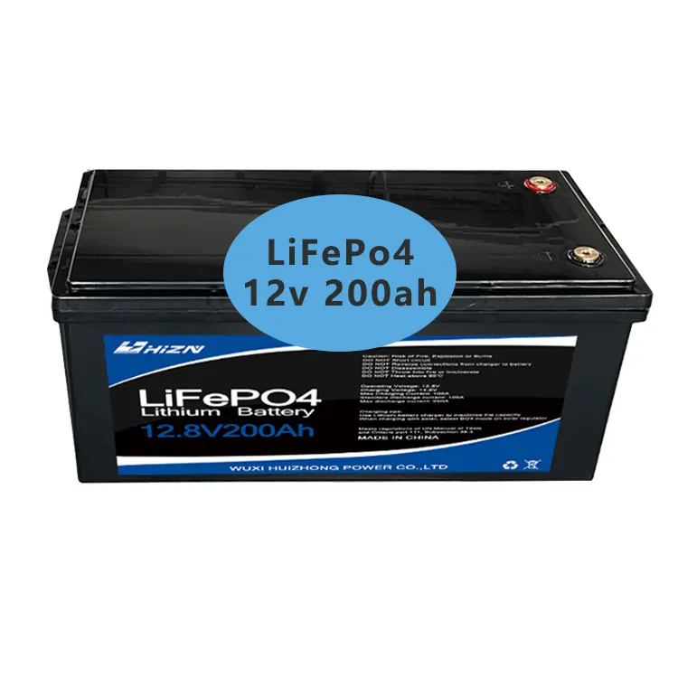 แบตเตอรี่ LiFePO4 12V 200ah แบตเตอรี่ลิเธียมแบตเตอรี่ UPS ระบบเก็บพลังงานในบ้าน