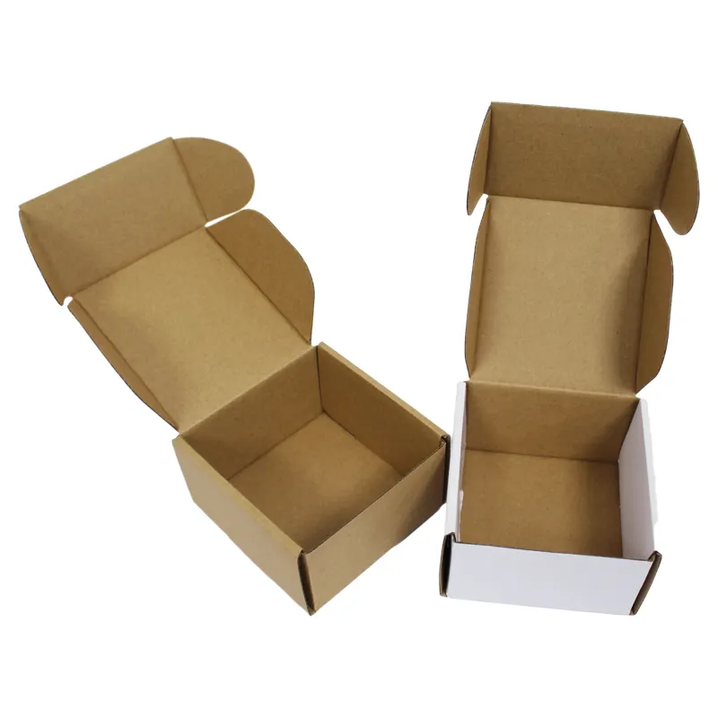 Коробка для рассылки из гофрированной крафт-бумаги