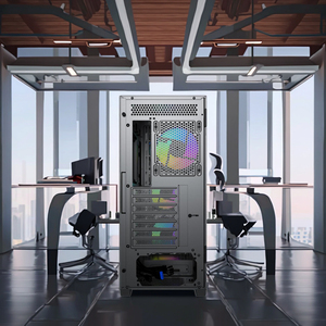 Cao cấp màu đen đầy đủ tháp PC trường hợp với từ cửa trượt S-i930V2 - Product Image 3