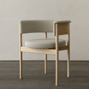 Factory Supply Scandinavian Wabi-sabi <strong>Style</strong> Restaurant Hotel Model House Designer Models Solid Wood Dining Chair