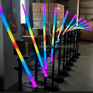 Настраиваемый RGB 360 градусов Светодиодная Пиксельная трубка световая панель DMX управление 1 м 1,5 м бесступенчатая скорость вращения тематический парк для вечеринок - Product Image 1