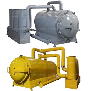 Dia 1.8m L 9m yatay Pyrolysis ahşap üretimi biyochar yapma fırın hindistan cevizi kabuğu kömür karbonizasyon fırın ekipmanları - Product Image 1