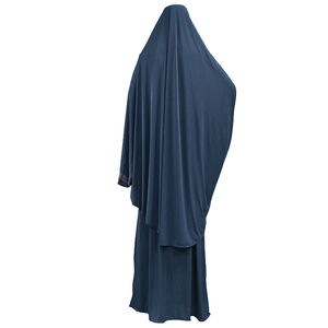 Khăn Trùm Đầu Cầu Nguyện Hai Mảnh Tùy Chỉnh Cho Phụ Nữ Hồi Giáo Bộ Đồ Mặc Đầm Abaya Khimar Khăn Choàng Shihab Bộ Áo Abaya Hồi Giáo Dài Đầy Đủ Cho Hajj Umrah - Product Image 2