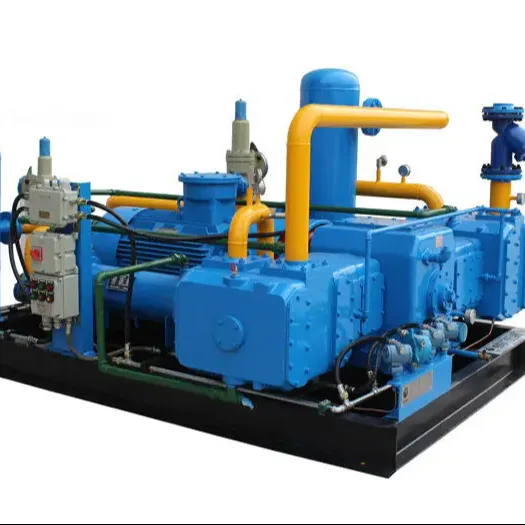 Compressor alternativo de refrigeração de ar AC Power Motor à prova de explosão Compressor de reforço de gás natural para venda