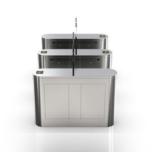 Barriera a sportelli di controllo di accesso intelligente automatica ad alta sicurezza a tutta altezza con 10 paia di sensori IR - Product Image 5