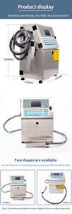 Nueva máquina de codificación de inyección de tinta CIJ Industrial continua automática para tinta solvente para codificación de fecha de caducidad flexible - Product Image 6