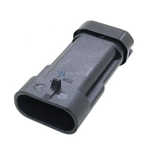 <strong>Delphi</strong> DS7043-1.5-11 Auto Sealed Wire <strong>Connector</strong> 4 Pin Male Terminals in Nylon Housing Waterproof Adaptor - Product Image 1
